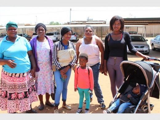 Residents visits Ivory Park North Community Hall for free health care services.
